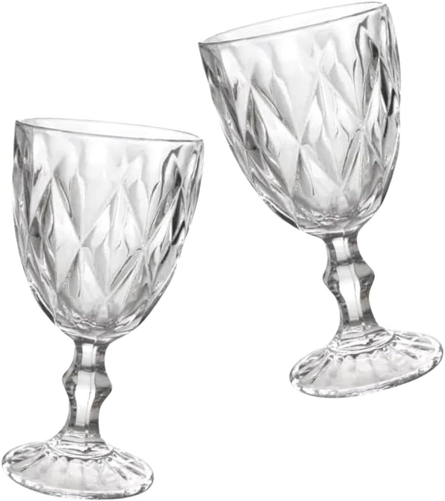 Taça Diamond 340ml De Vidro Luxo Para Vinho, Drinks E Espuma - Imagem 2